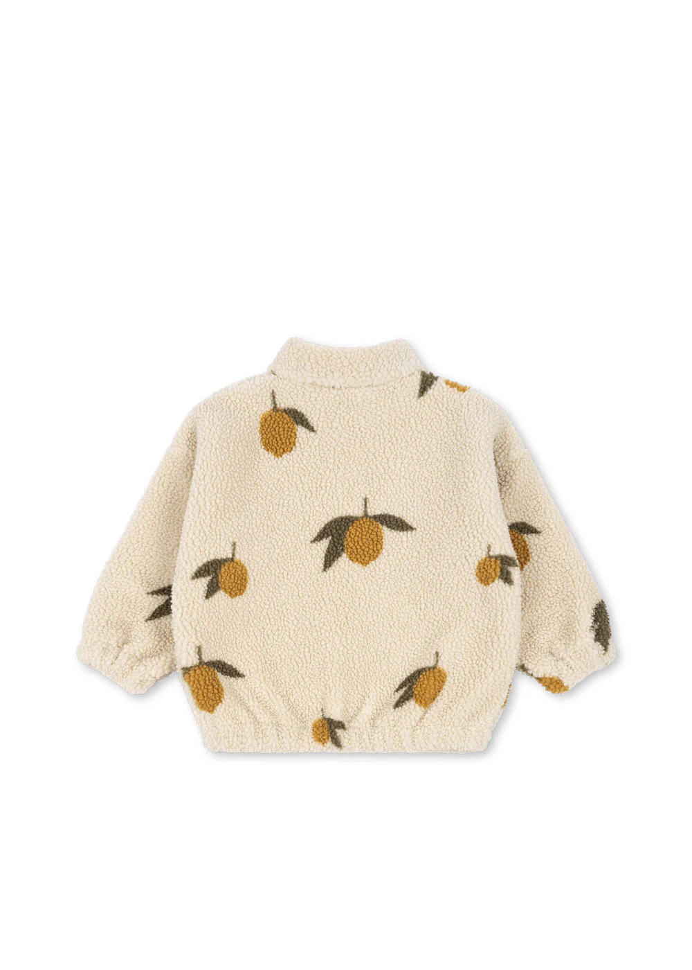 Jody teddyjakke - mon grand citron sage - 12M