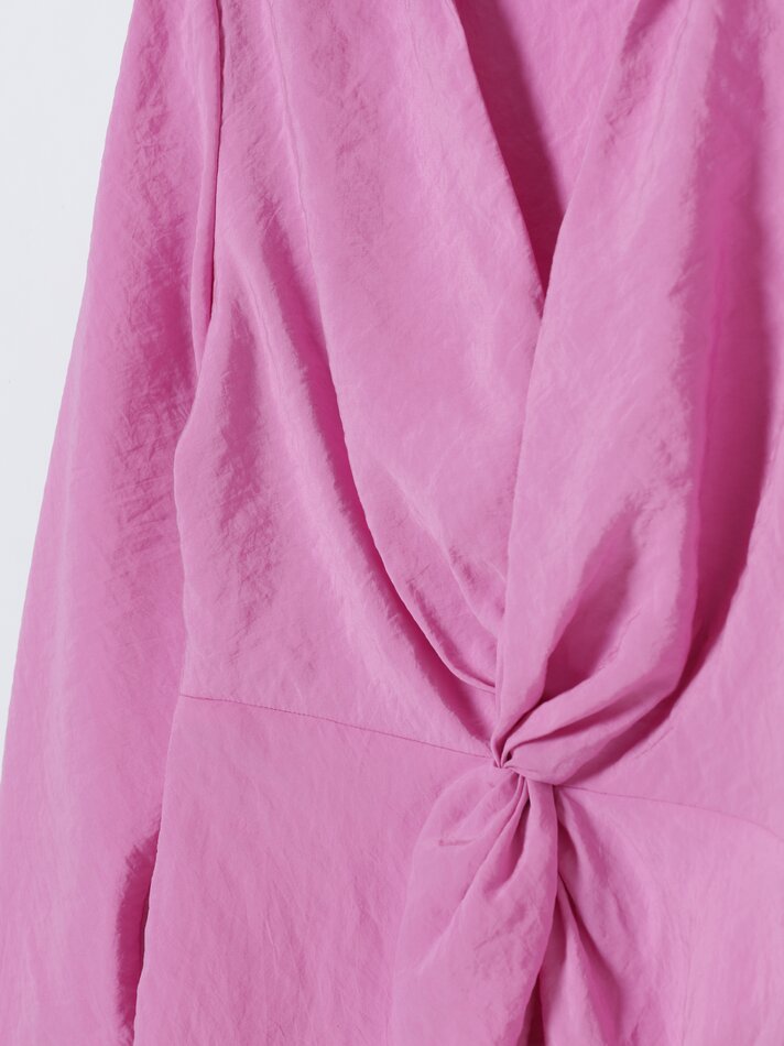 Vestido curto envelope - Rosa