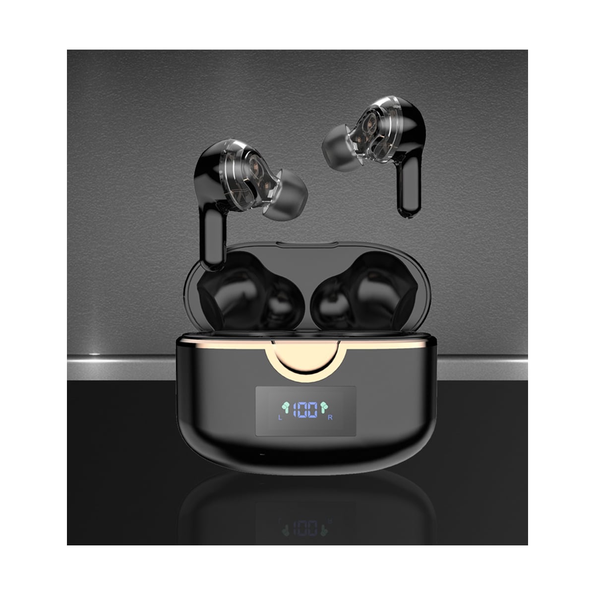 Øreplugger, trådløse Bluetooth 5.0 Double Dynamic Sort
