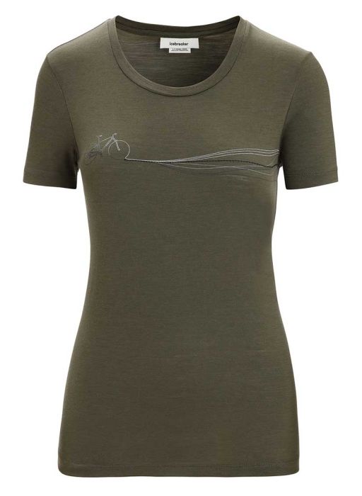 Tech Lite II SS Tee Cadence Paths Women dame-T-shirt