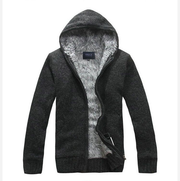 Aozora - Fleecegevoerde hoodie met capuchon en rits
