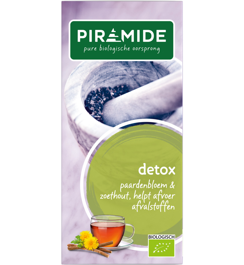 Piramide Detox Thee Eko Bio (20 stuks)