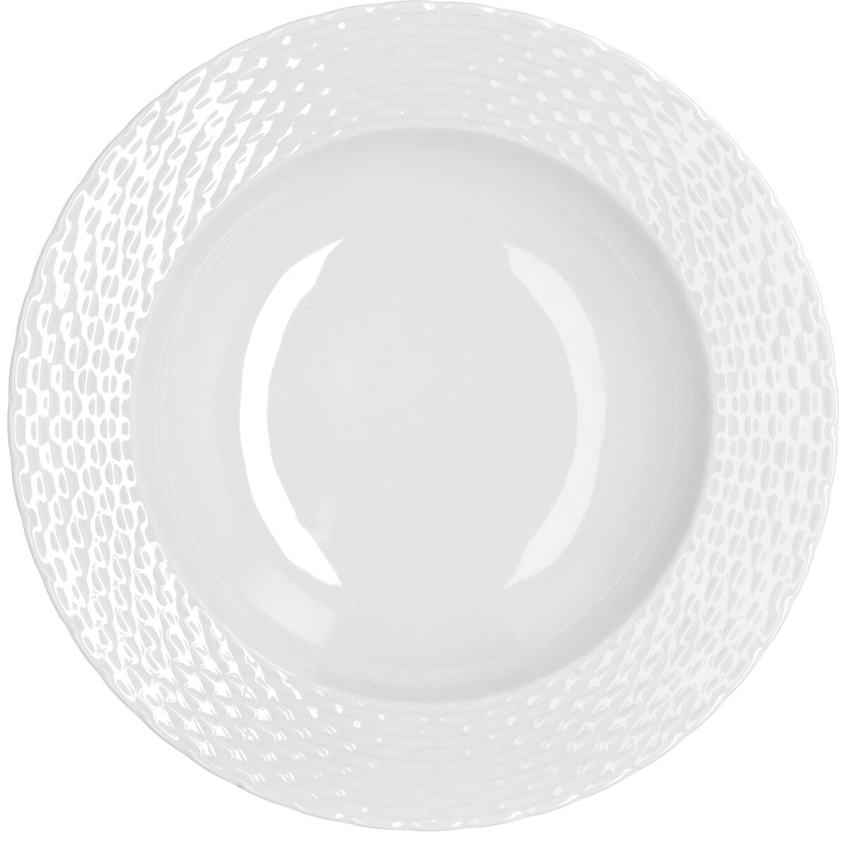 Basket bolle 23 cm, 60 cl, hvit