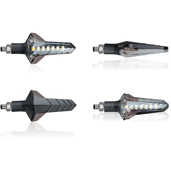 Chaft - Clignotants séquentiels LED Wapon Noir / Transparent