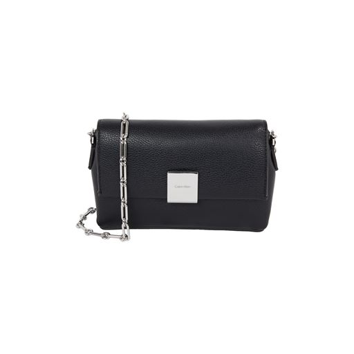 Calvin Klein Plaque Crossbody, Black