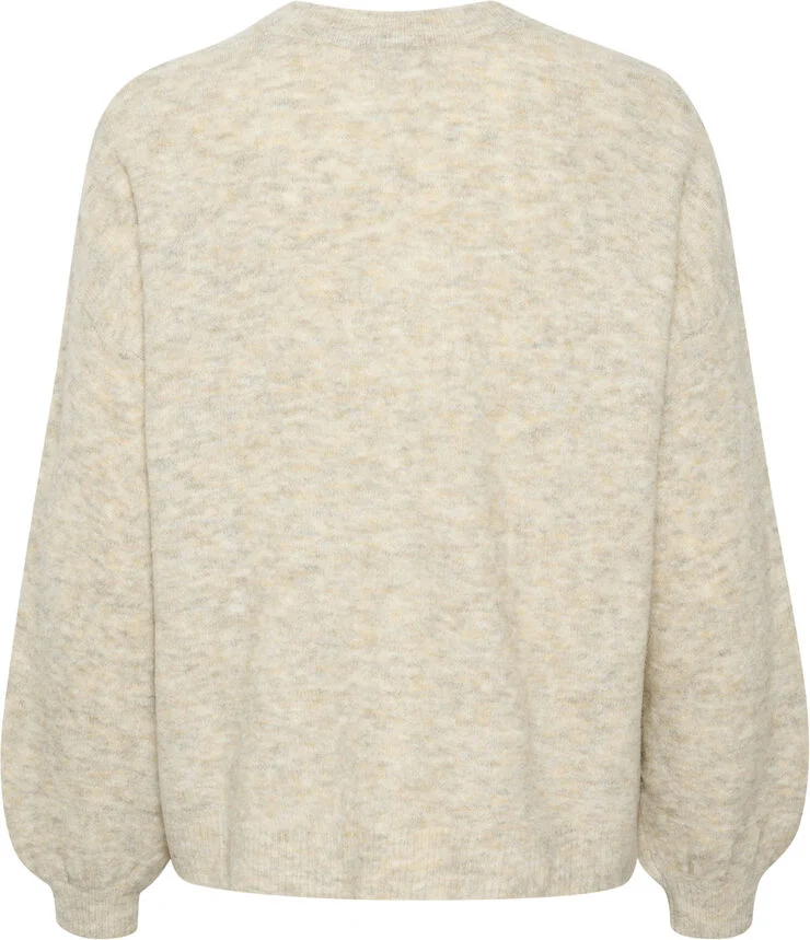 Cream CRMerle OZ Knit Cardigan Oat melange