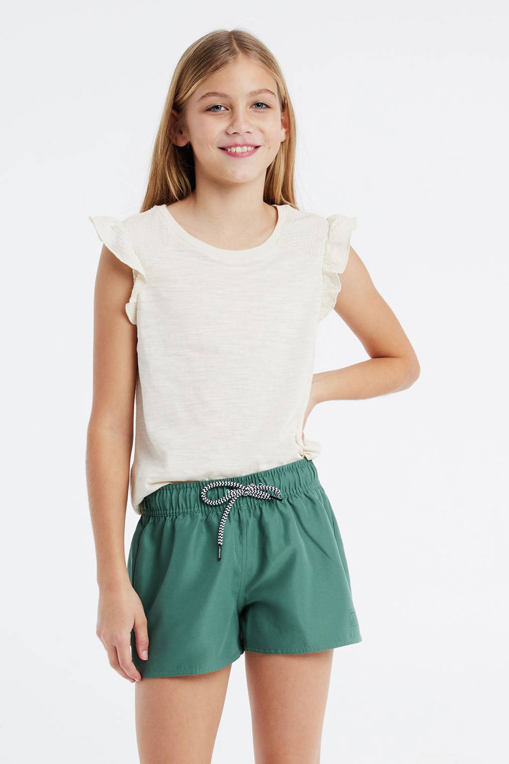 Protest strandshort PRTEVI JR groen