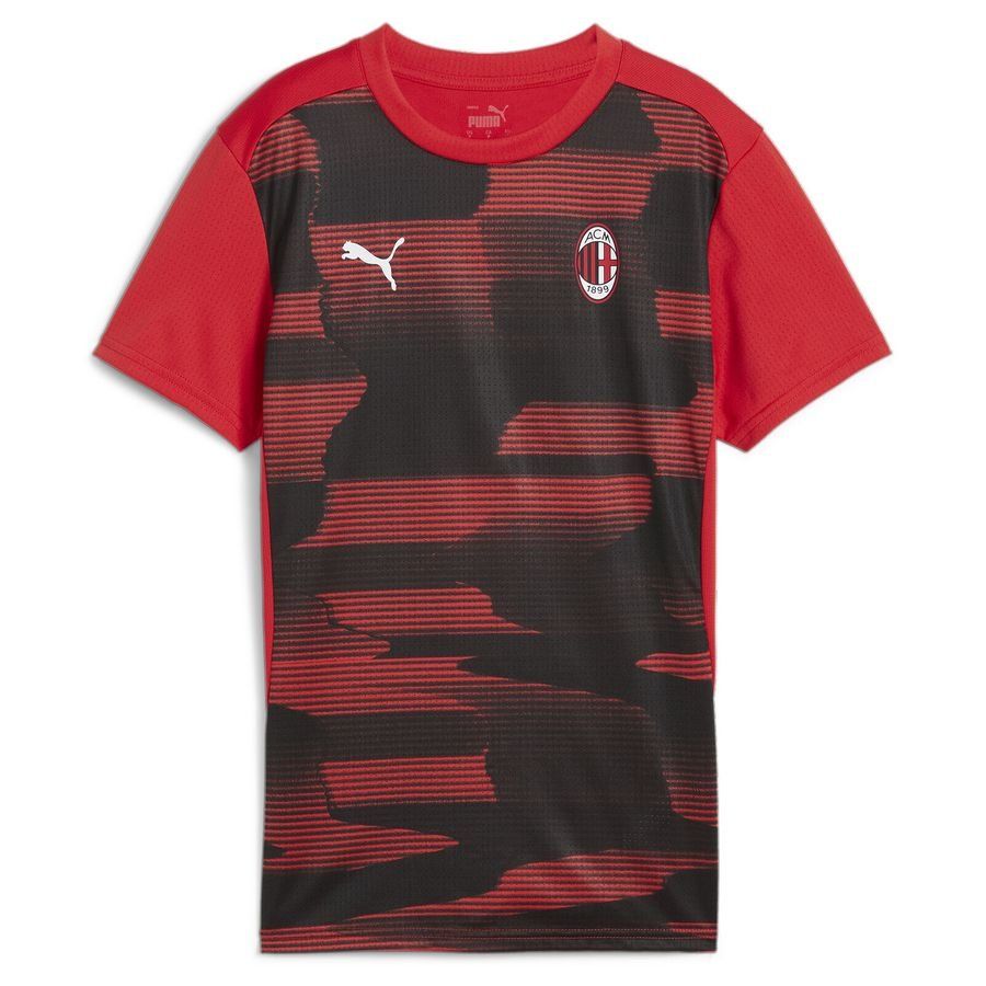Puma Maillot d'avant-match à manches courtes AC Milan Femme