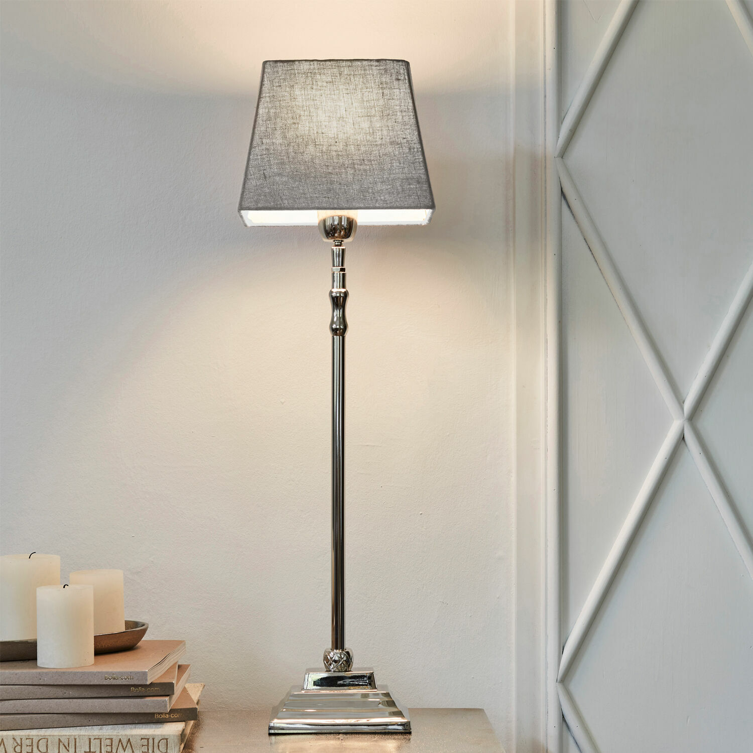 Lampenschirm Linderas taupe