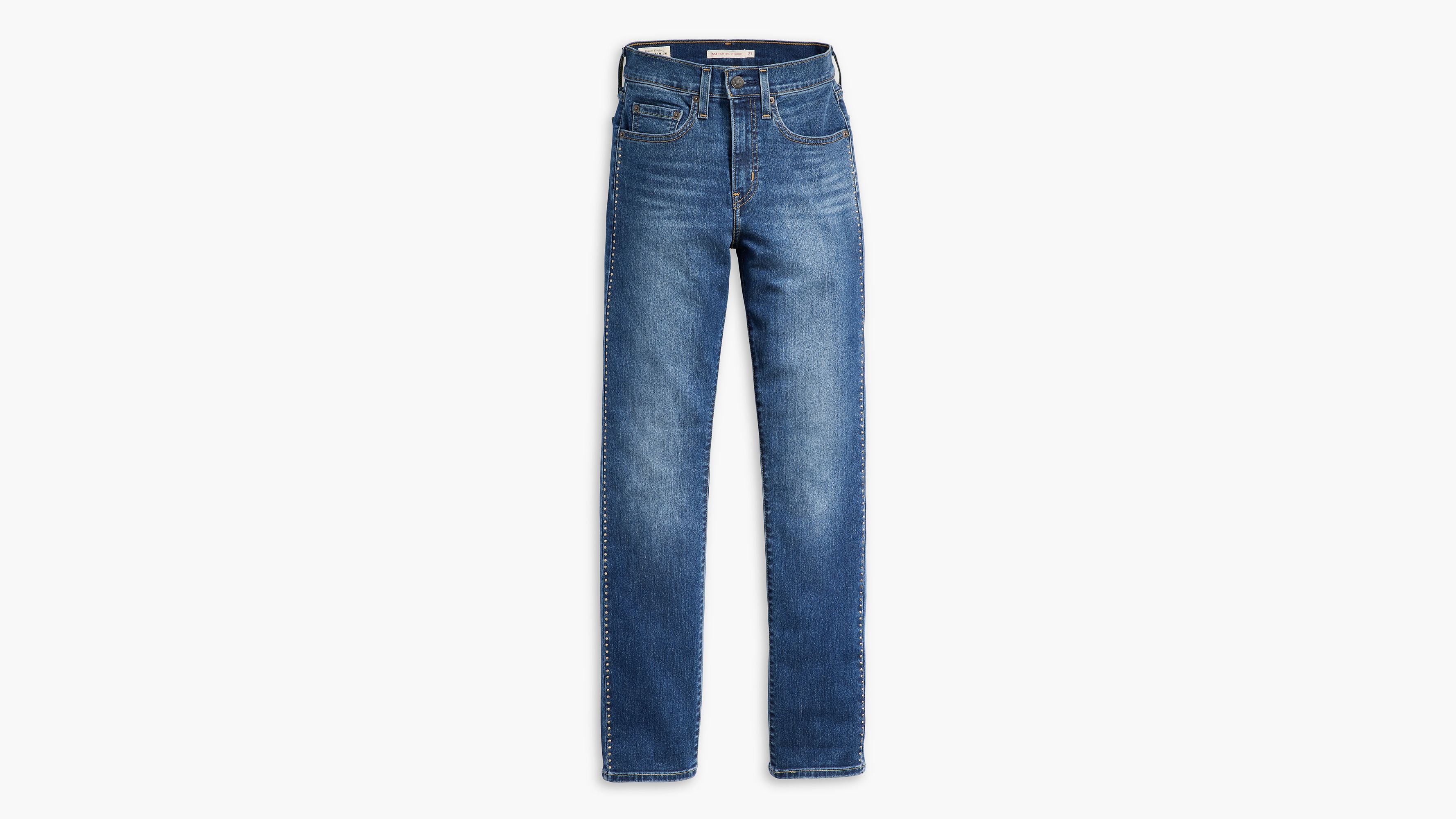 Jean 724™ taille haute droit - Shine On Diamond - Bleu