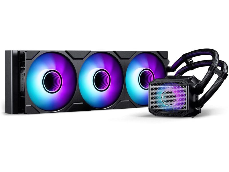 Phanteks Wasserkühlung Glacier One 360M25G2 Schwarz RGB Wasserkühlung mit 360 mm Lüfter
