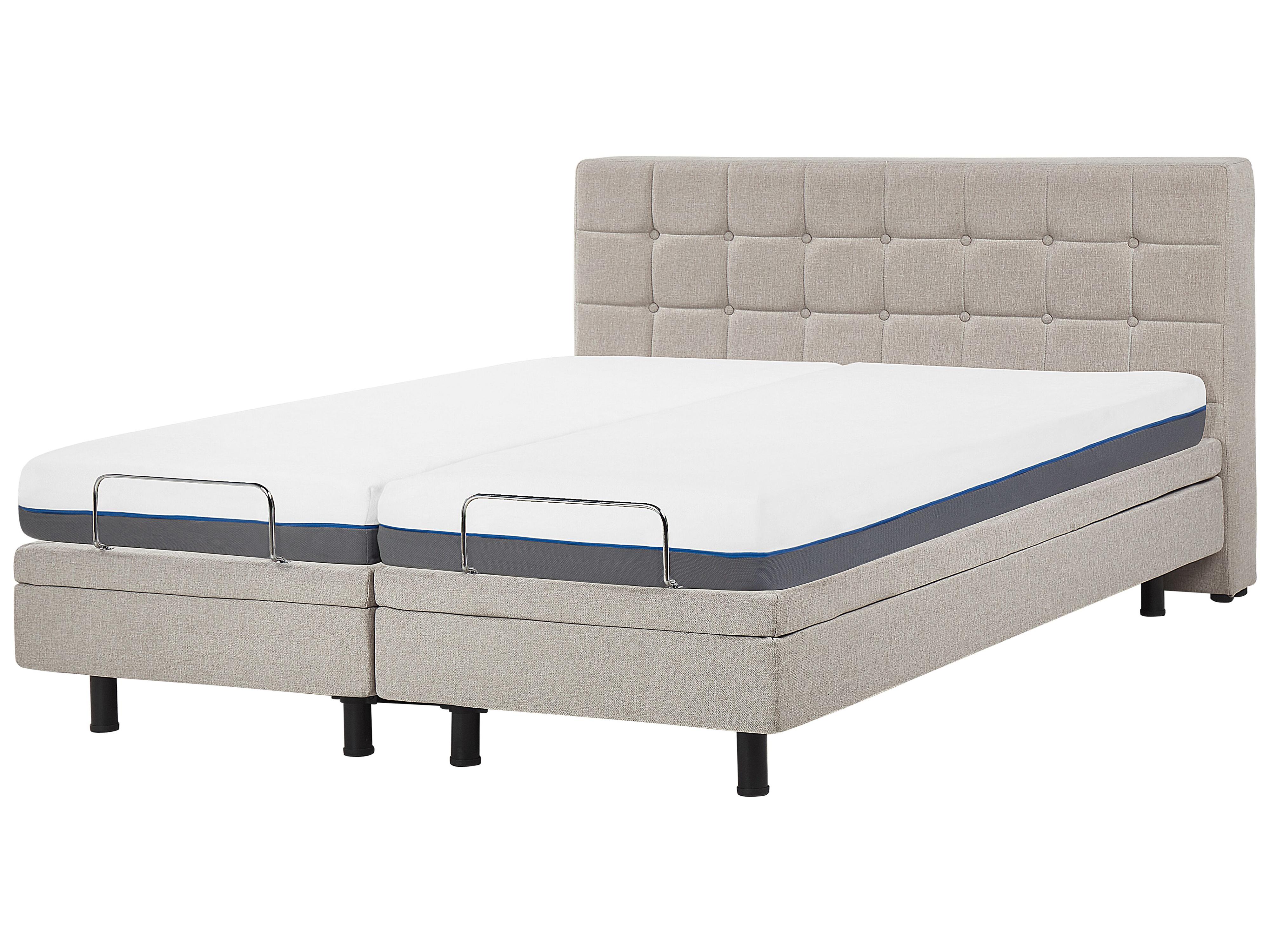Verstelbaar bed Stof DUKE 180 x 200 cm Beige
