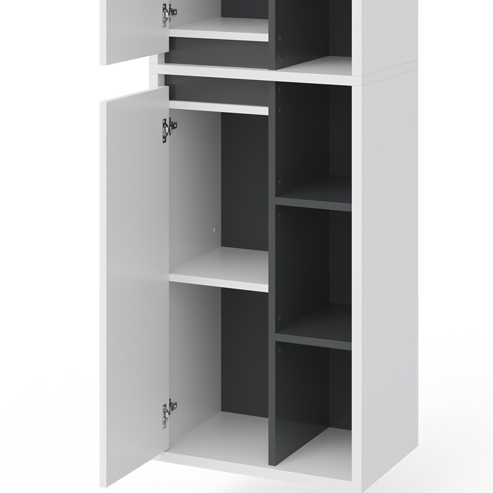 Vicco Badschrank Viola Weiß Hängeschrank Hochschrank 2 Türen Badmöbel Badregal