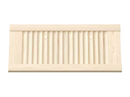 Porte d'armoire à persiennes 61,5x29,5 cm bois de pin massif