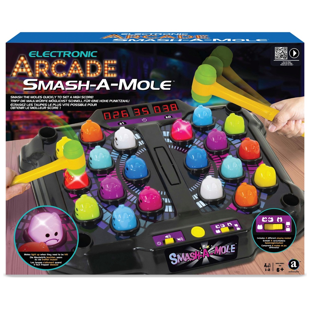 Elektronisches Arcade-Spiel „Mole zerschmettern“