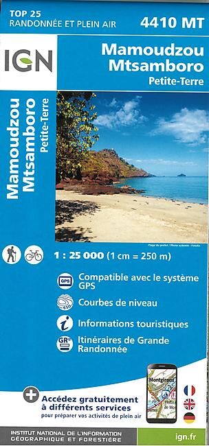 IGN - TOP25 4410MT MAMOUDZOU 1 25 000