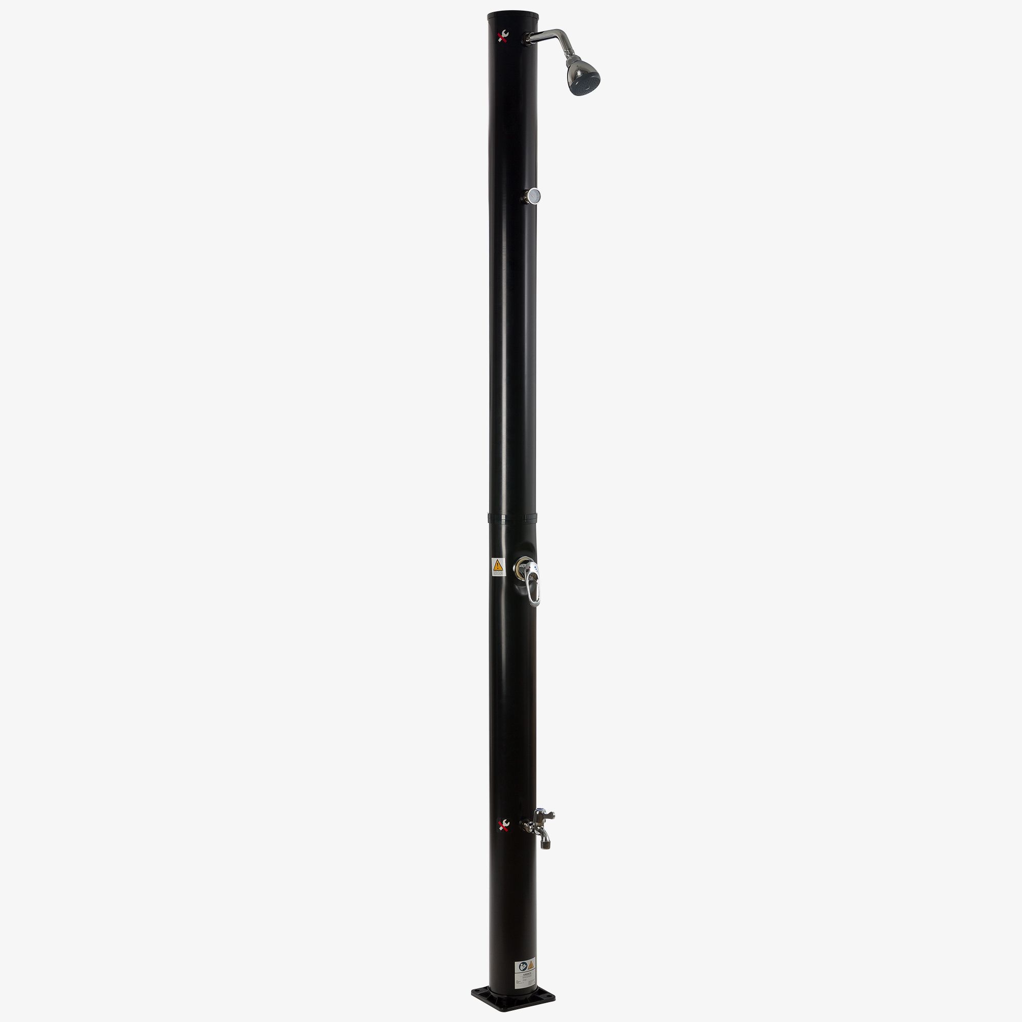 Solardusche 20L schwarz mit Thermometer