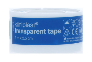 Klinion Kliniplast Transparant Hechtpleister 2,5cm 1ST