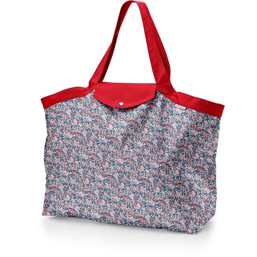 Grand Sac Cabas En Tissu London Fleuri