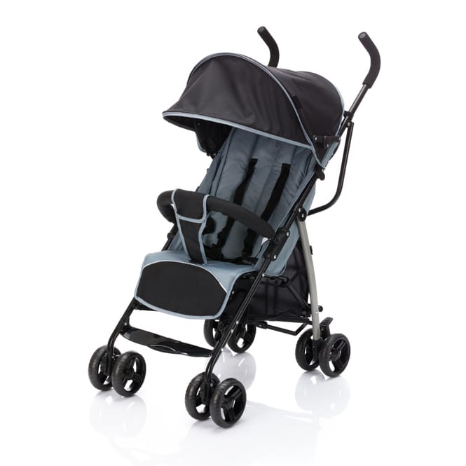 Liegebuggy Glider - schwarz/hellgrau