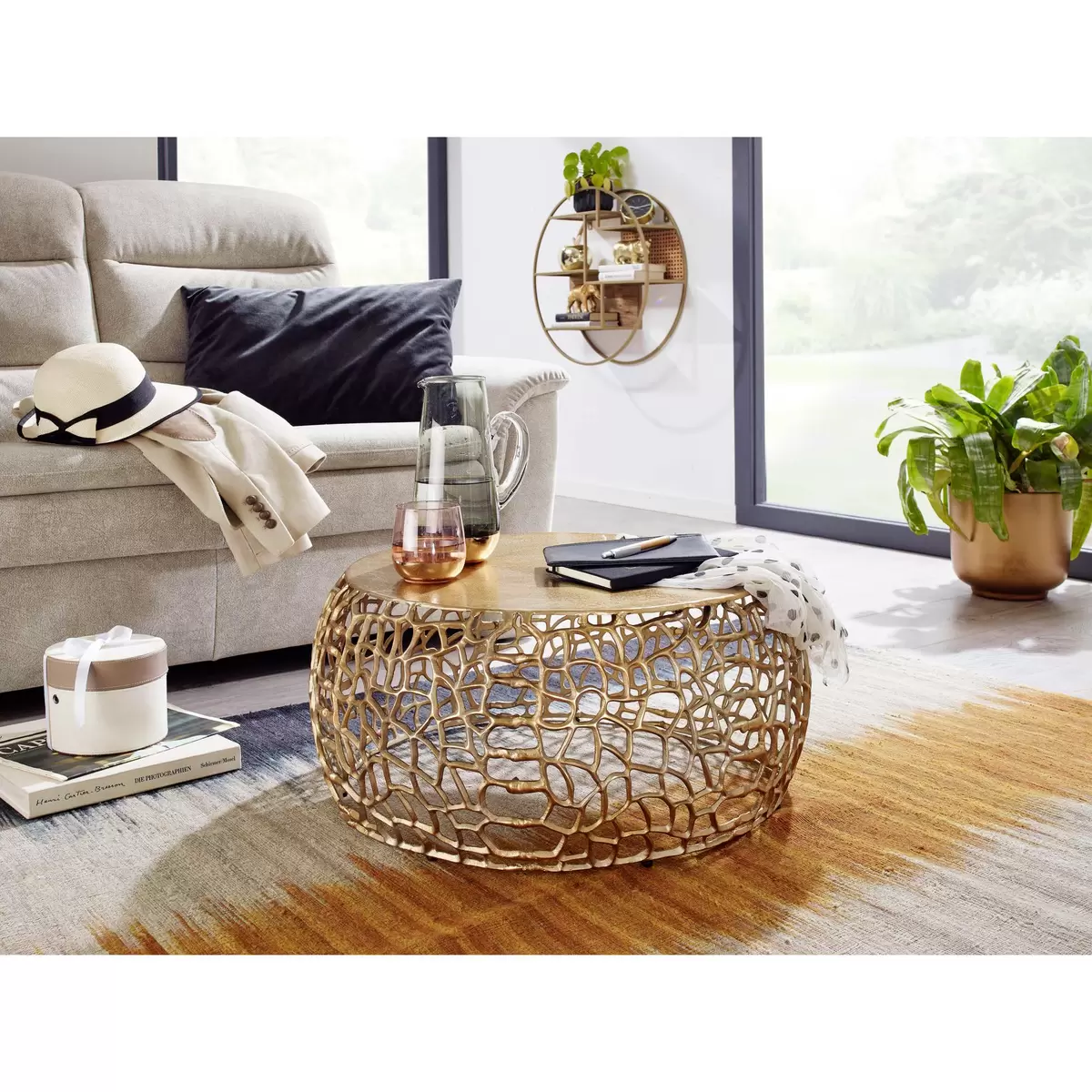 Couchtisch Alegra Gold