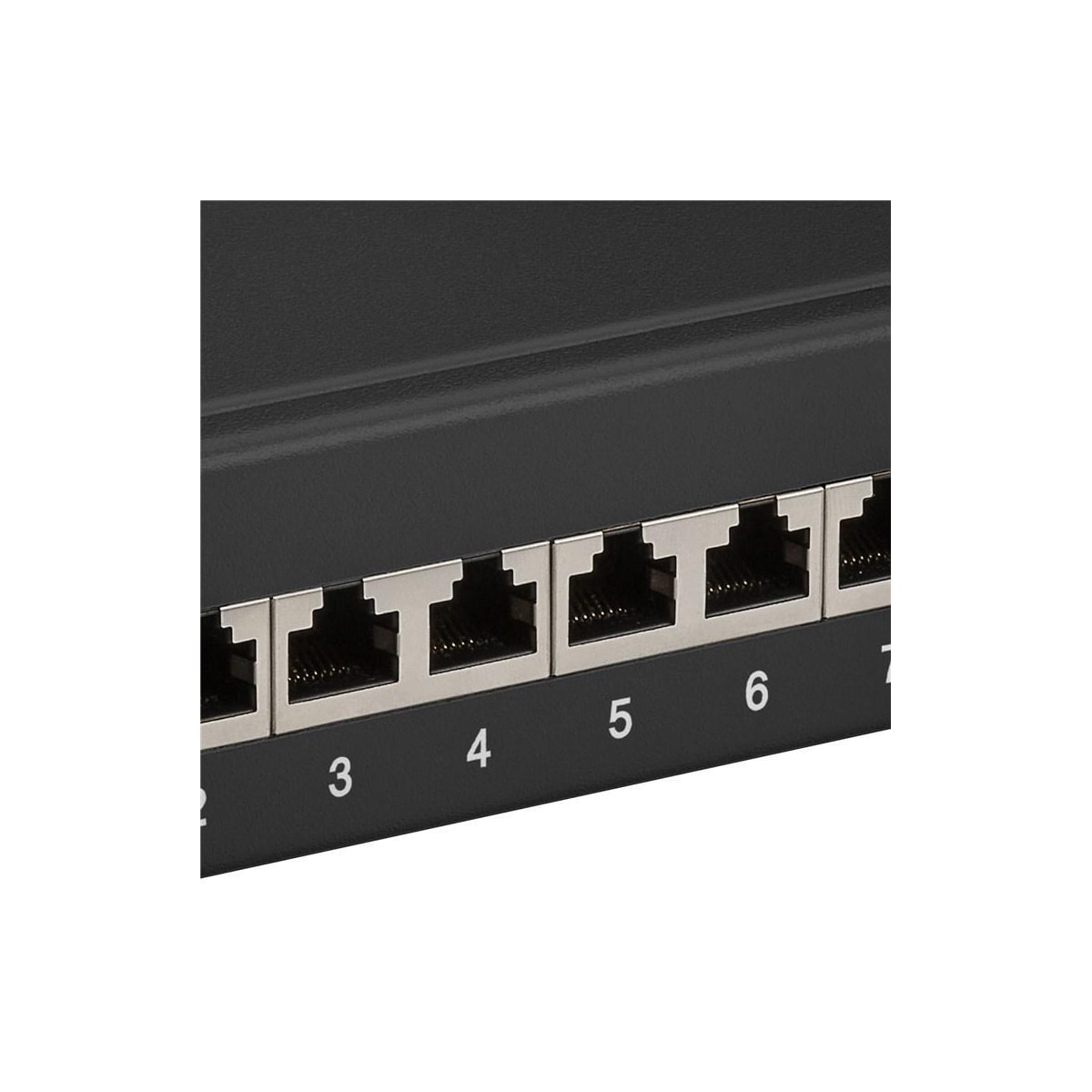 Goobay CAT 6a 10 tommer (25,4 cm) patchpanel, 12 porter