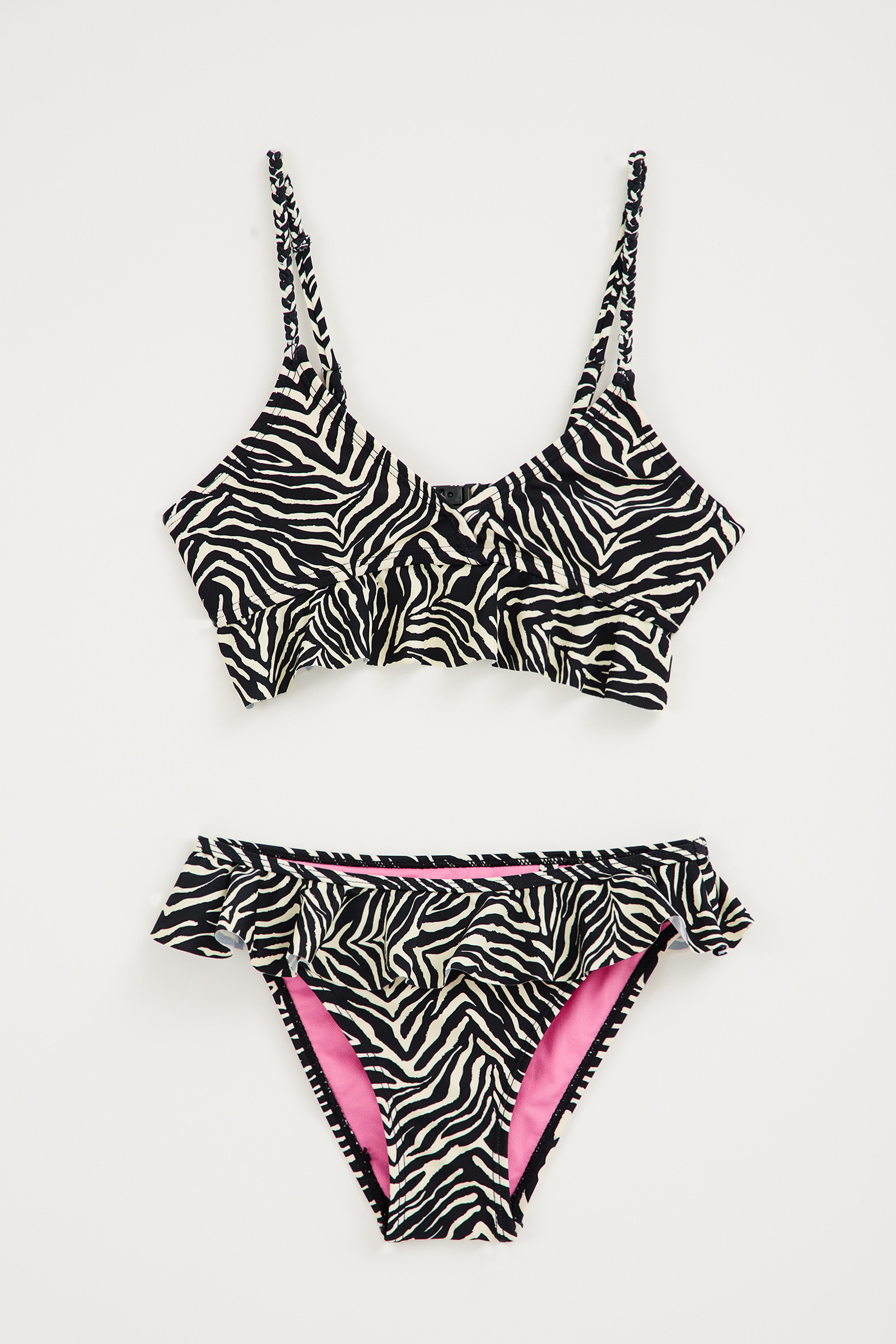 Meisjes bikini met dessin WE Fashion Zwart