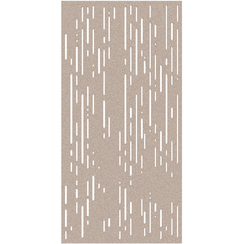 Suono Akustik-Trennwand suonoCURTAIN Lines XL, 120 x 240 x 1.2 cm, 2 Stück, sand