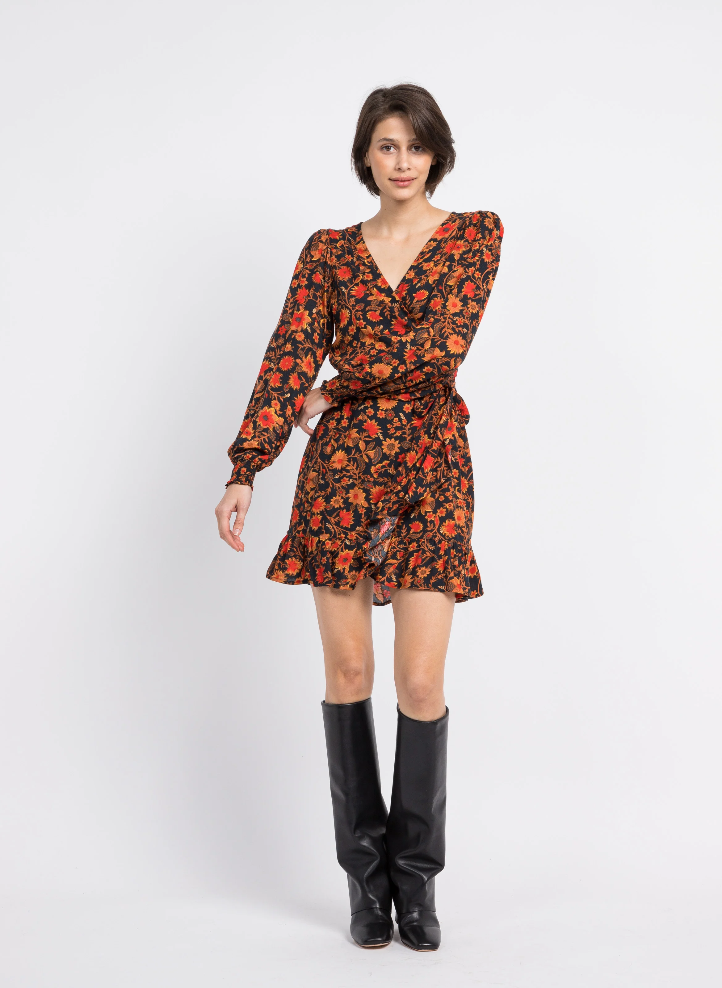 NOLAN - Bottes en cuir de veau| Noir