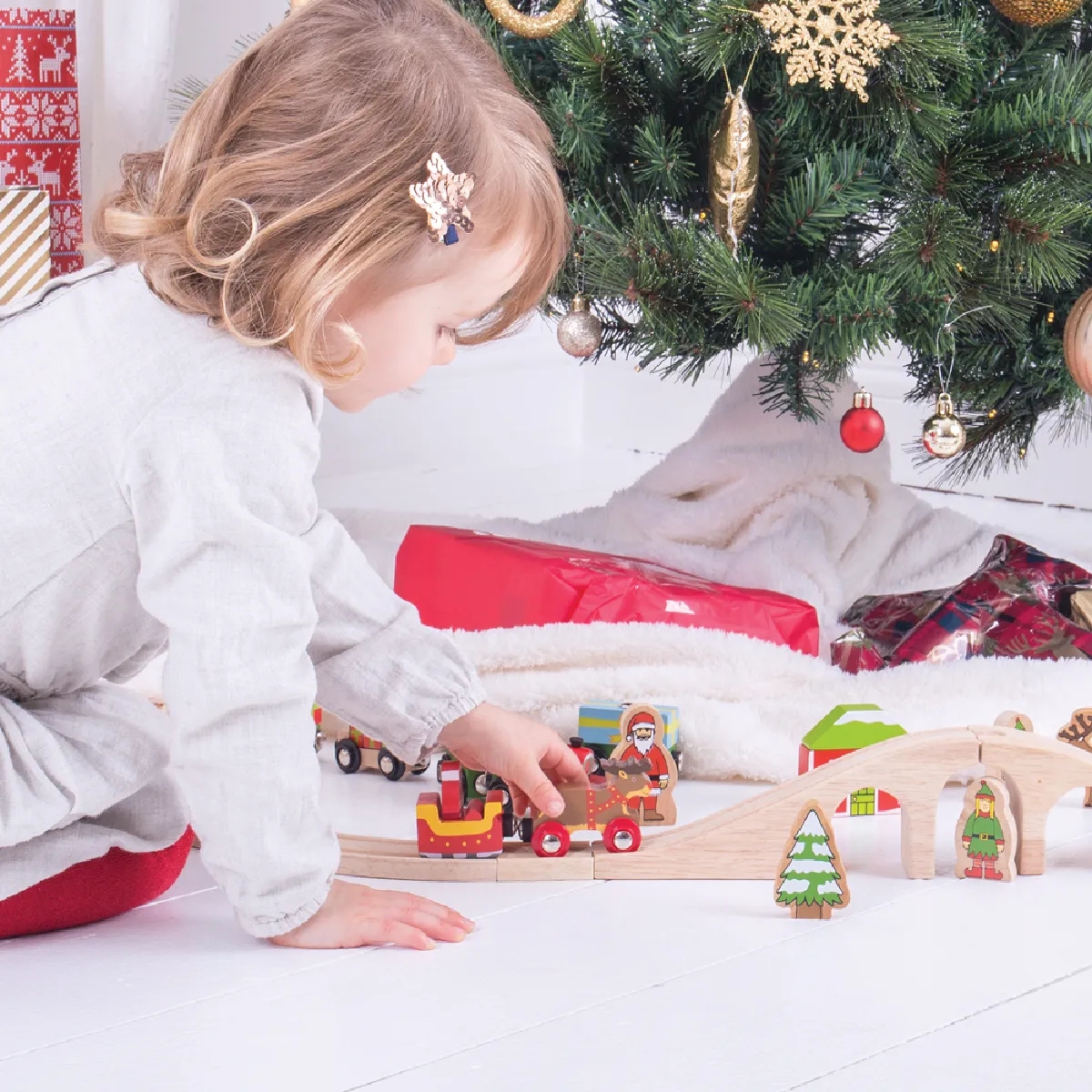 Bigjigs Rail Traîneau Père Noël