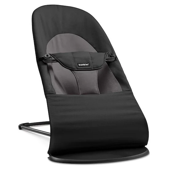 Transat Balance Soft   Tissé Noir/Gris foncé        de               BabyBjörn