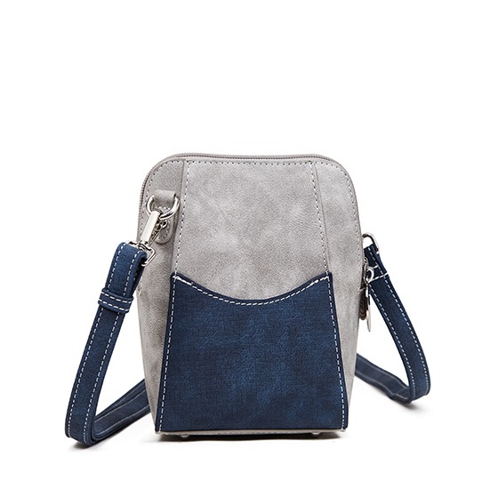 Hi-di-Hi Little Paradise Hand/ Crossbag Grey/ Navy Blue