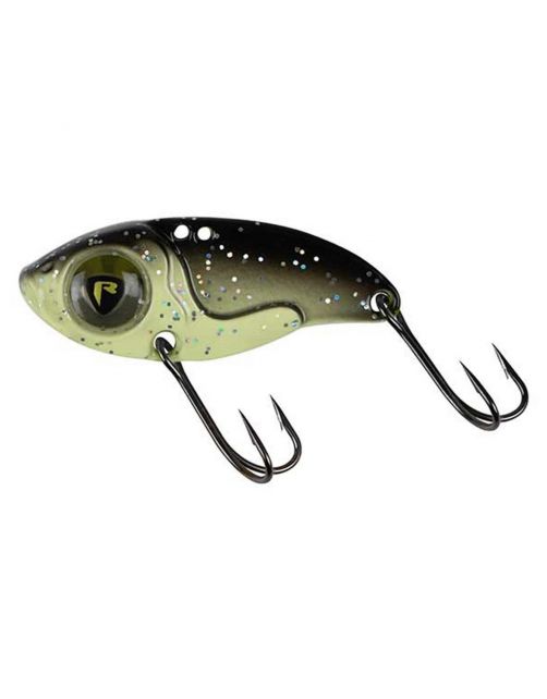 Fox Rage Big Eye Blade - Spinner & Lepel - 10 g Uv Black & Gold