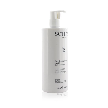 Sothys Leite de limpeza Clarity - para pele com capilares frágeis, com extrato de hamamélis (tamanho de salão)  500ml/16.9oz