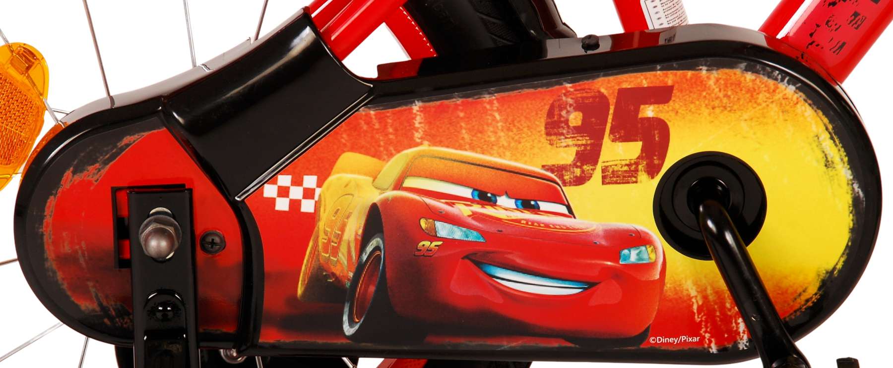 Kinderfahrrad Disney Cars für Jungen 14 Zoll Kinderrad in Rot Fahrrad