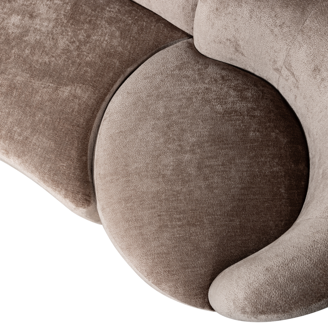 WOOOD   Combi-Popular Fauteuil + Poef Elementenbank
