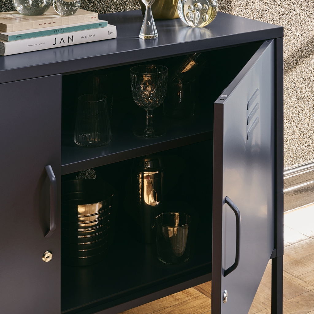 Popstrukt TV meubel Sugar Cube - Carbon Grey