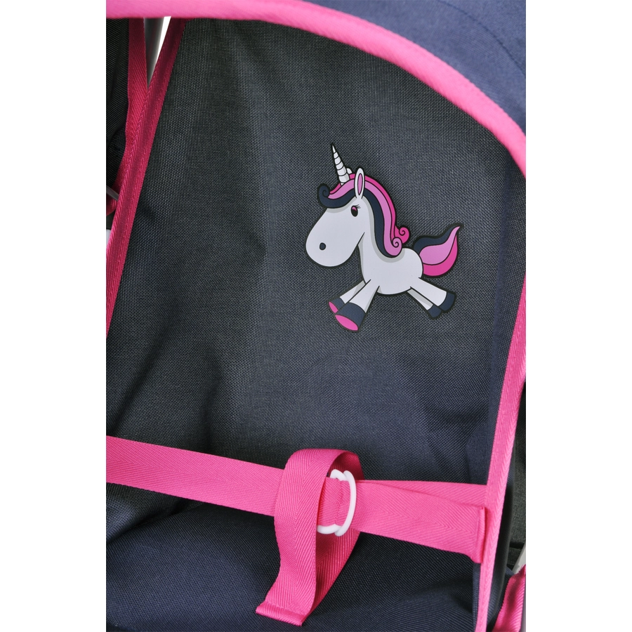 knorr toys® Puppenbuggy Liba - UMA. Das Einhorn blue rosa