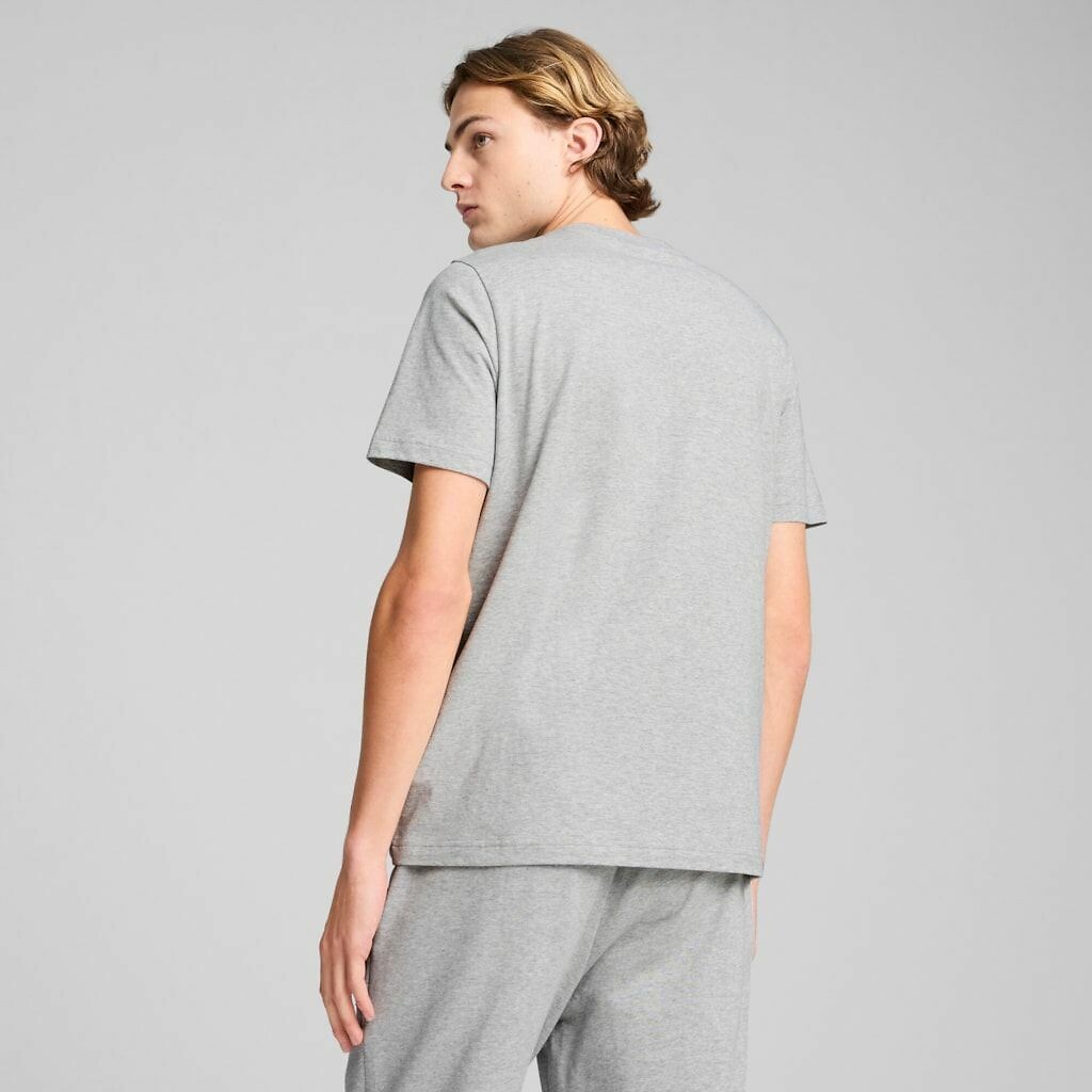 PUMA<br>Camiseta de manga curta com logotipo quadrado bordado