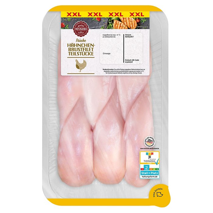 MEINE METZGEREI Hähnchenbrustfilet Teilstück 1 kg