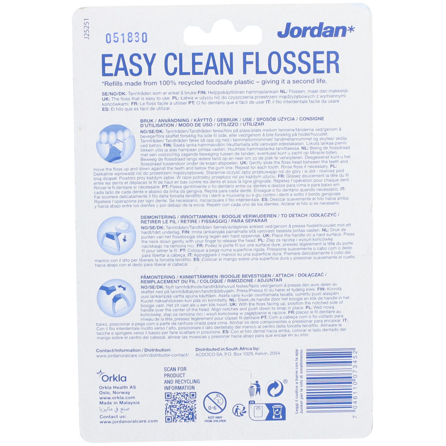 Jordan Miracle Flosser Zahnseide