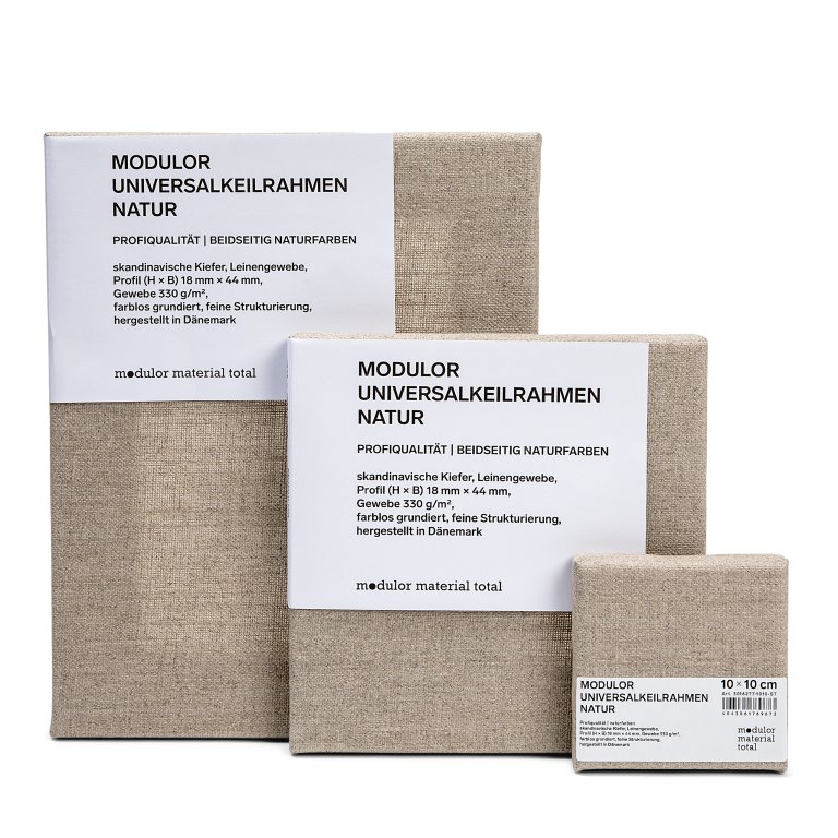 Modulor Universalkeilrahmen Profiqualität, natur