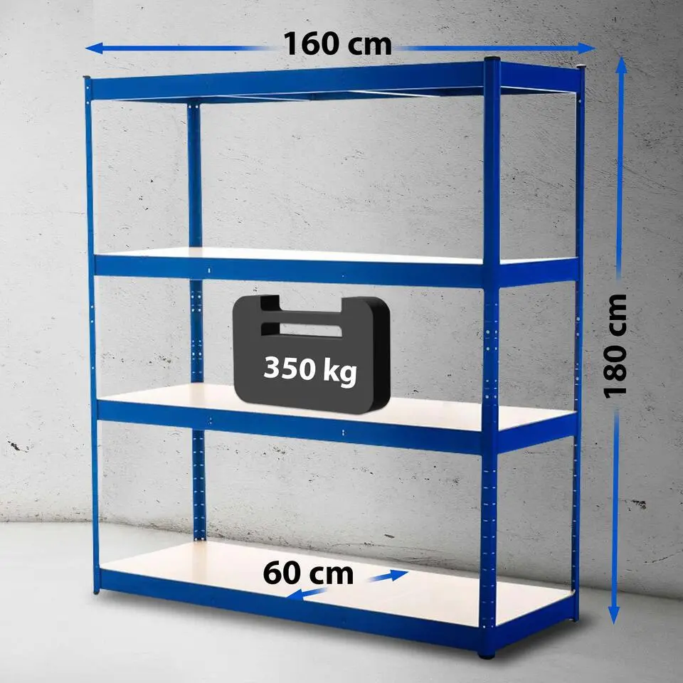 CLP Stellingkast regal Metaal - blauw