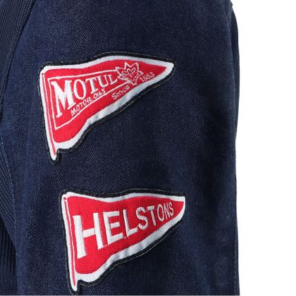 Blouson Helstons DELTA AIR MOTUL - Bleu