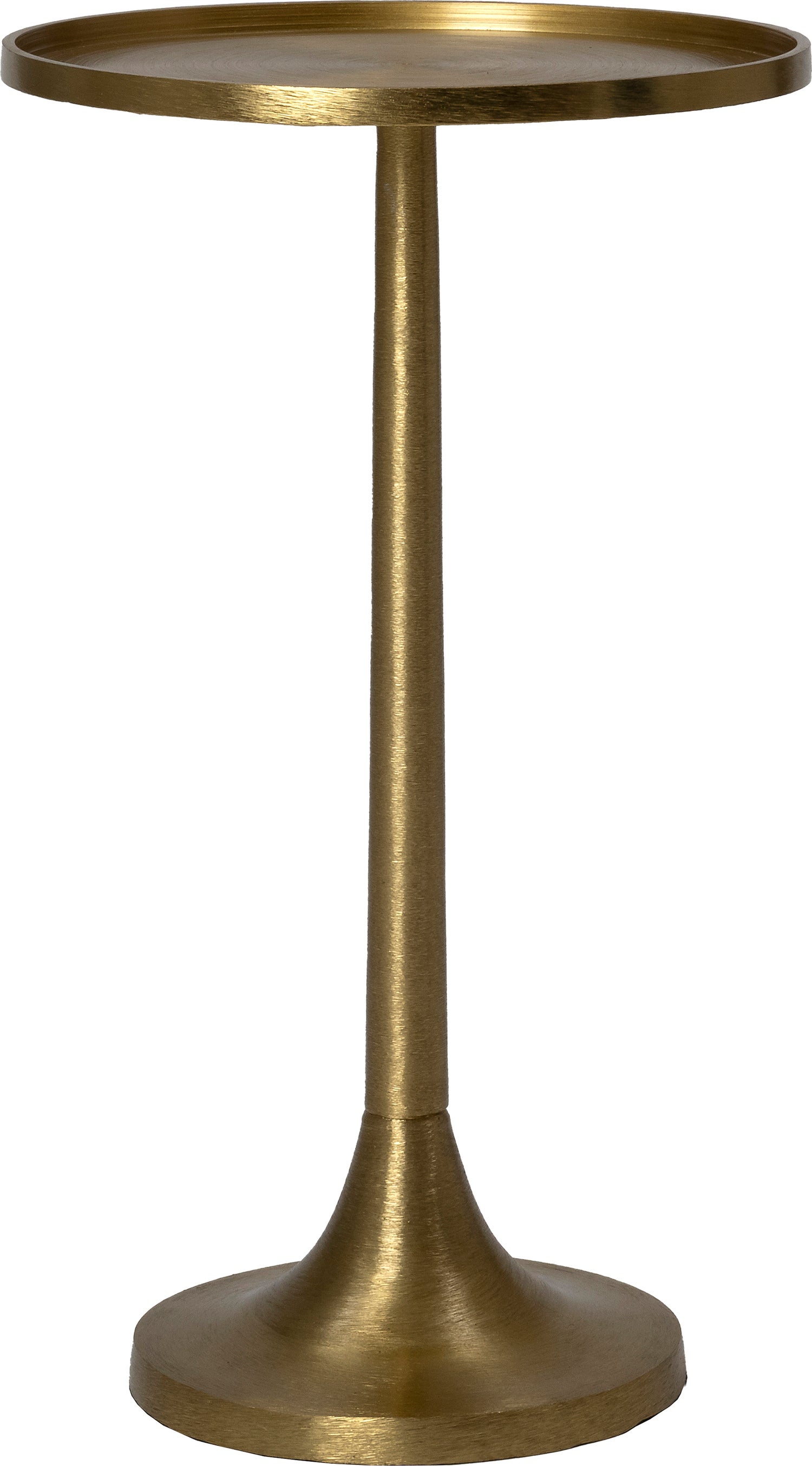 Intratuin bijzettafel Jot goud D 29,5 H 50 cm