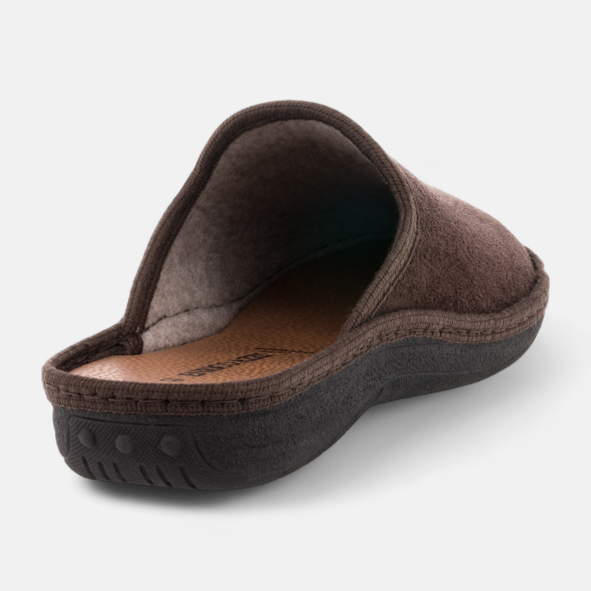 Pantoufles mules Homme marron