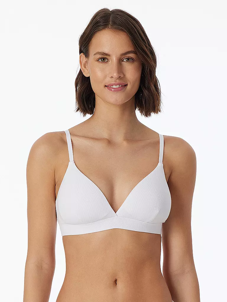 SCHIESSER BH mit herausnehmbaren Pads weiss weiss