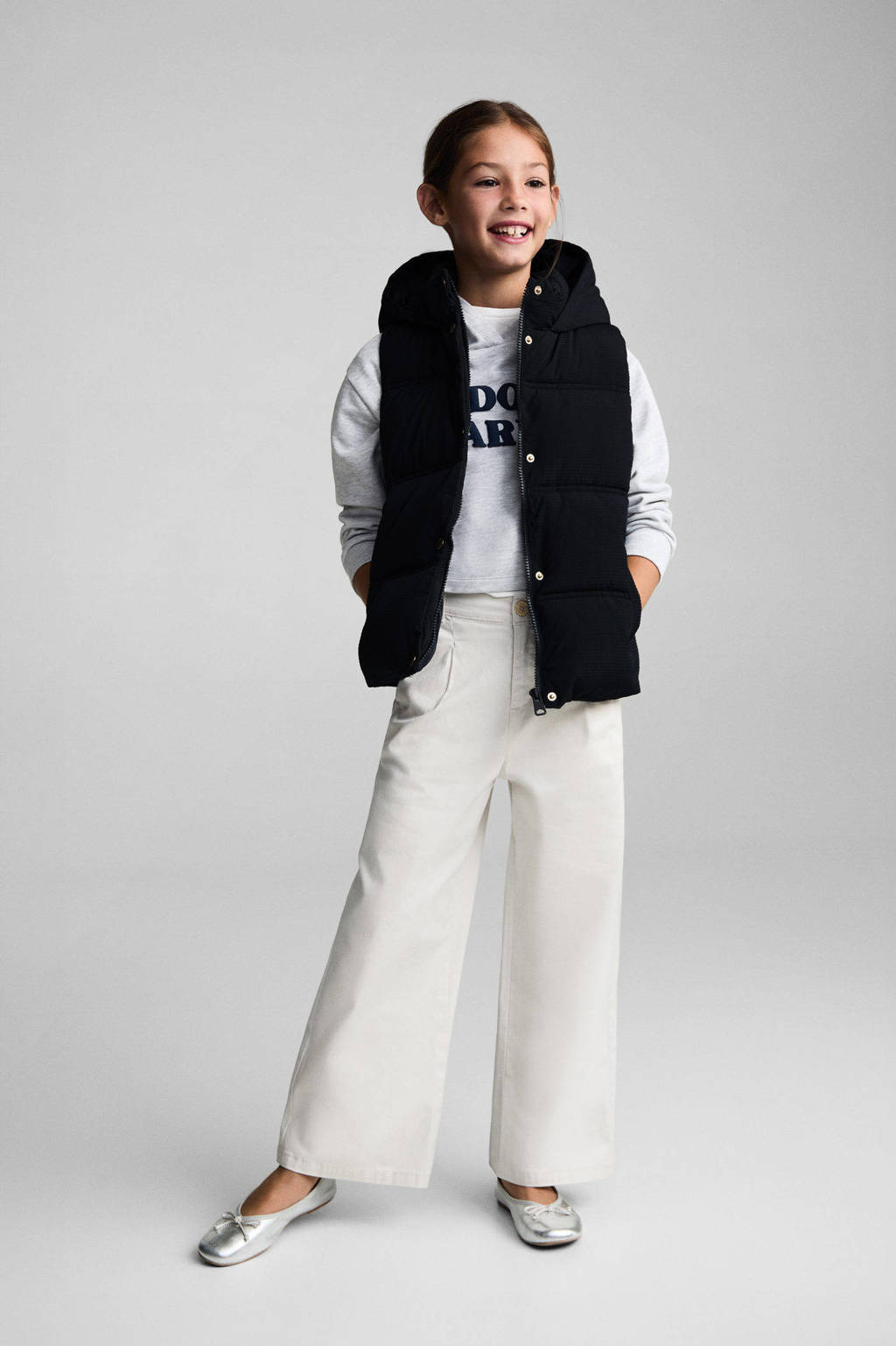 Mango Kids bodywarmer donkerblauw