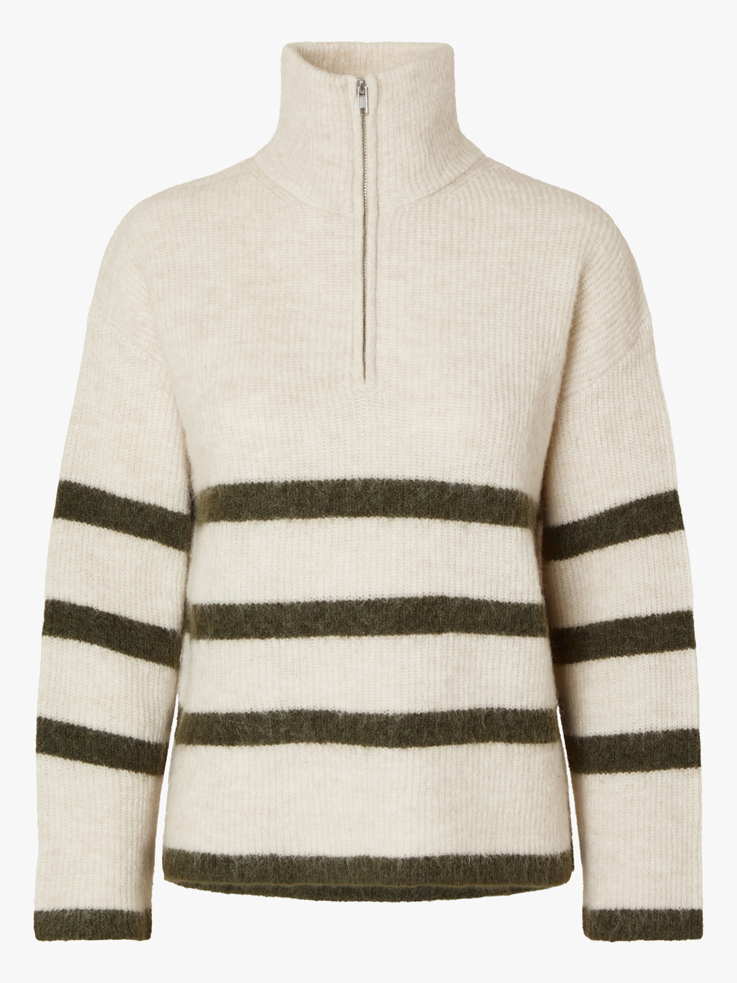 Maline Long Sleeve Knit Half Zip