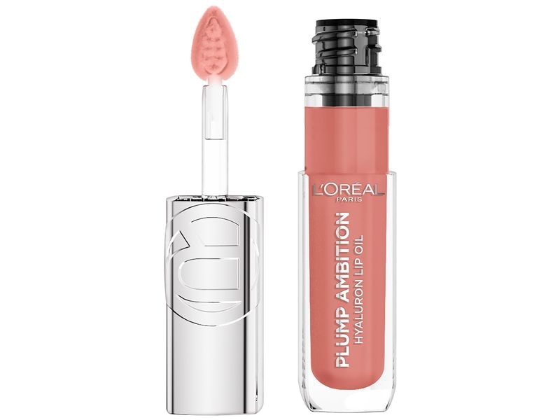 L'Oréal Paris Lip Gloss Plump Ambition Hyaluron 601 Worth I Lippenöl macht die Lippen voller und weicher in nur einem Wisch